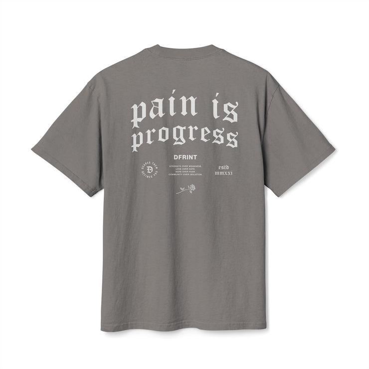 Pain Is Progress Heavy Faded Tee