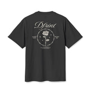 Rose Script Heavy Faded Tee