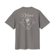 Rose Script Heavy Faded Tee