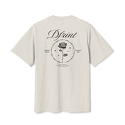 Rose Script Heavy Faded Tee