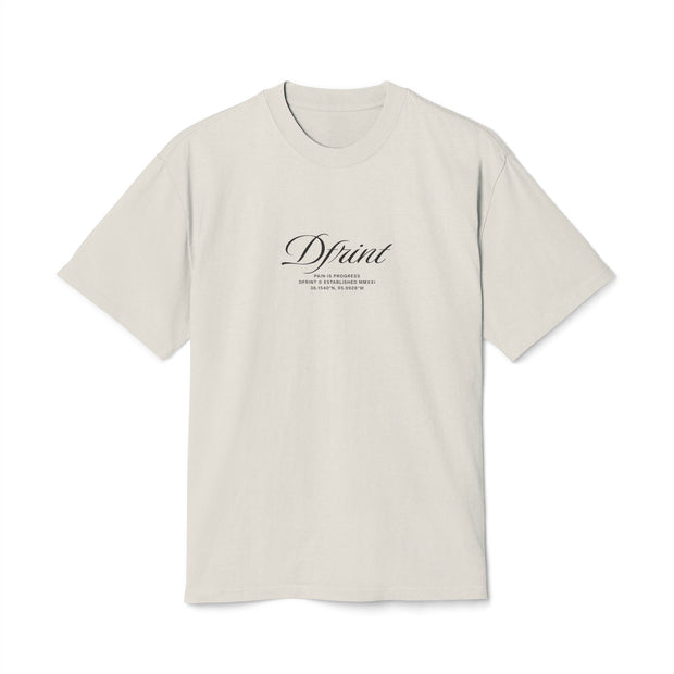 Rose Script Heavy Faded Tee