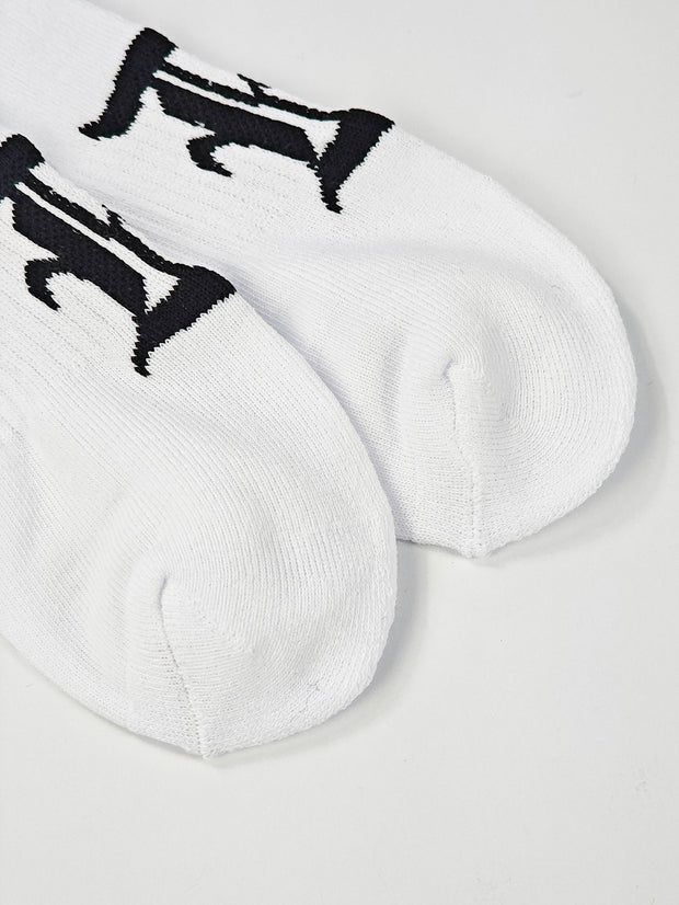 Letter head Crew Sock